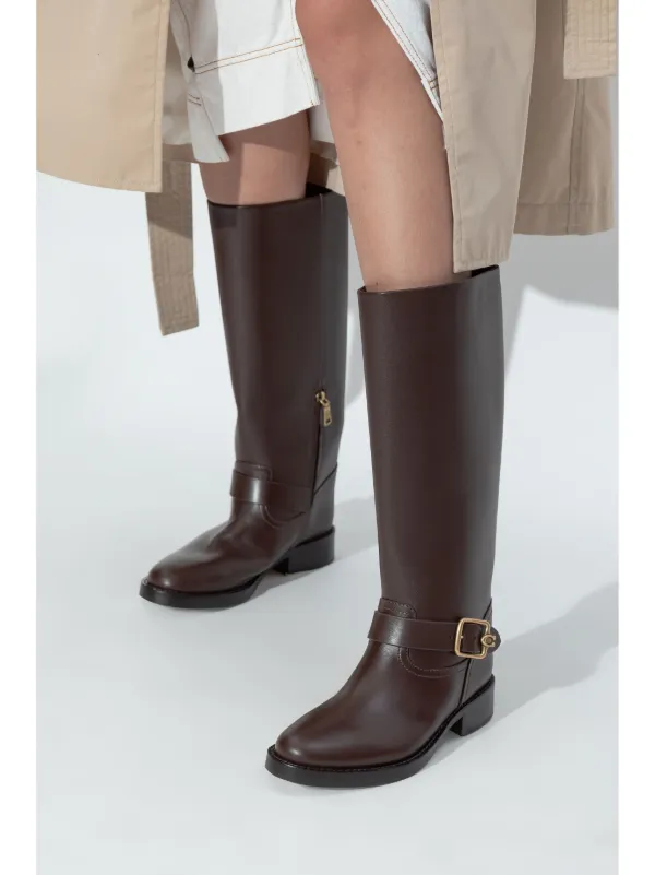 ロングブーツ Madeleine Basic Long Boots (5 cm, 3 COLOR) Coach Madeline Boots | Brown | FARFETCH
