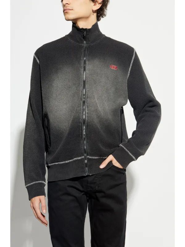 ★送関込み★ Diesel S-Wafy-zip sweatshirt Diesel S-Wafy-Zip Sweatshirt | Black | FARFETCH PL