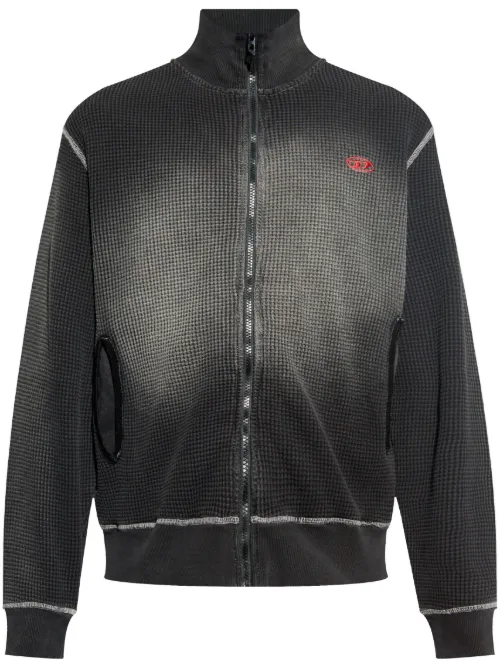 Diesel sweat S-Wafy-Zip - Noir - Diesel - Modalova