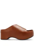 Marni leather mules - Brown