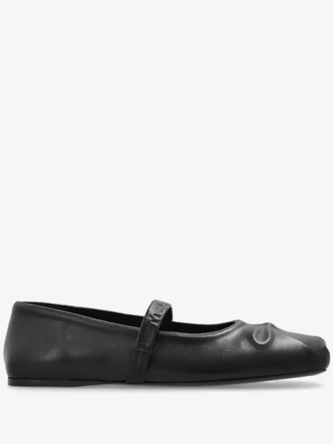 Marni bow ballerina shoes