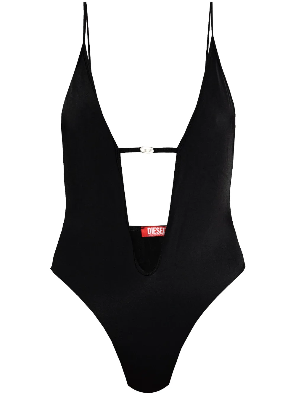 Diesel Daisydnm Onepiece Swimsuit In Black