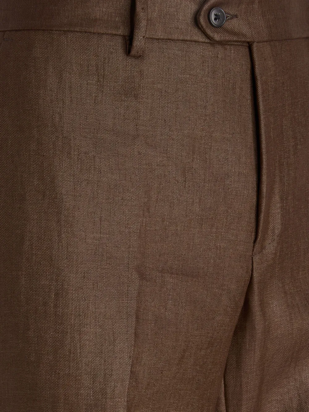 Shop Brian Dales Tapered Trousers In Brown