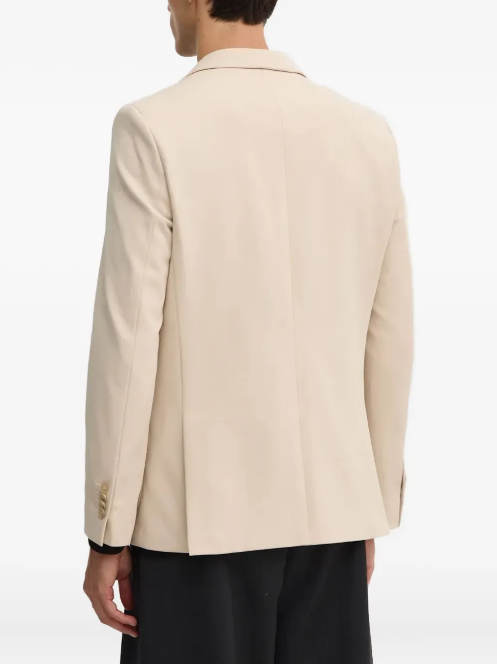 Karl Lagerfeld Blazer met enkele rij knopen Beige