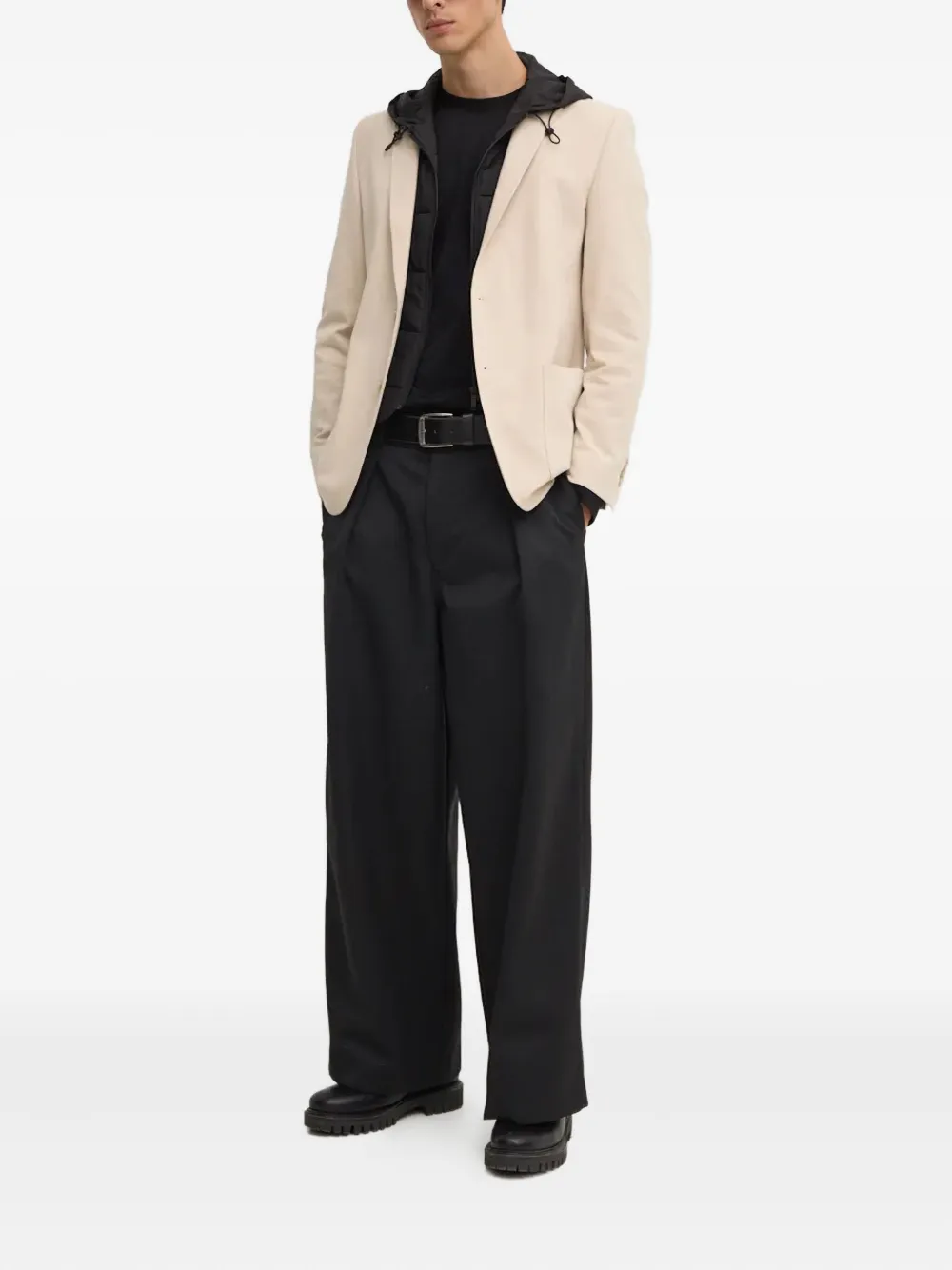Karl Lagerfeld pocket single-breasted blazer | Biker Jackets | Image 2