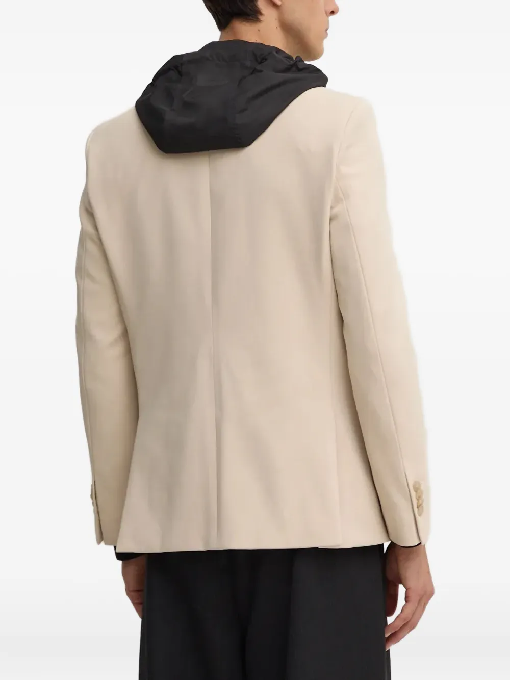 Karl Lagerfeld Blazer met enkele rij knopen Beige