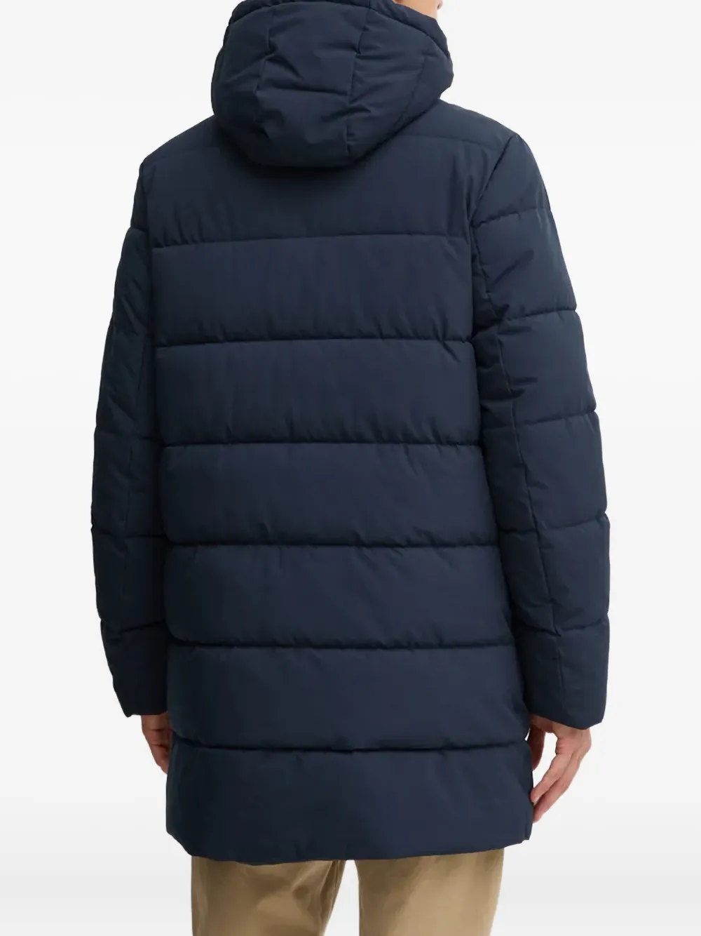 Karl Lagerfeld Jack met capuchon en zak Blauw