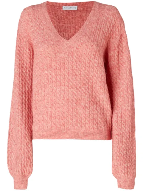 Ballantyne cable-knit jumper
