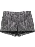 Michael Michael Kors metallic moiré shorts - Black