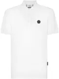 Philipp Plein Strass Teddy polo shirt - White