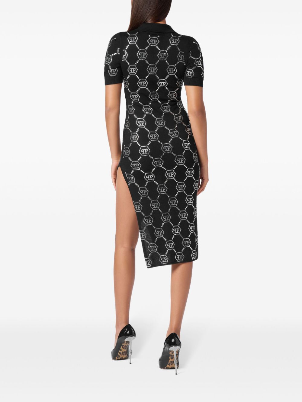 Philipp Plein monogram polo dress Women