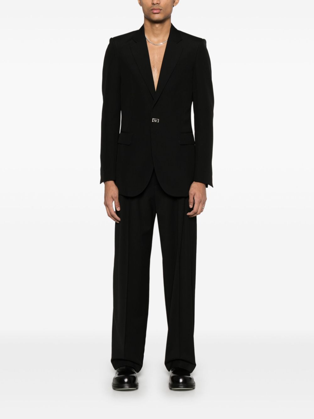 Givenchy 2G-clip wool blazer Men