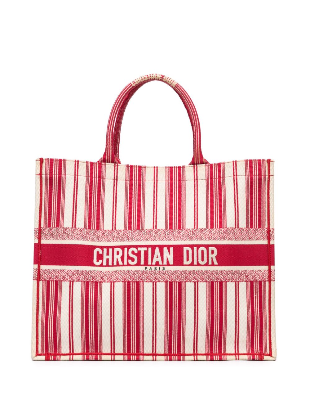 2018 Large Striped Book tote bag