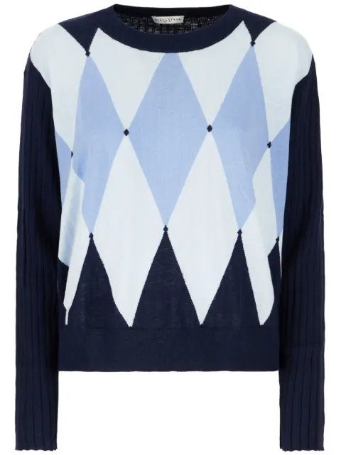 Ballantyne Pullover mit Argyle-Intarsie