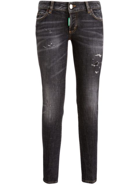 DSQUARED2 whiskering-effect skinny jeans Women