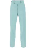 Maison Margiela Mint green linen blend pants - Blue