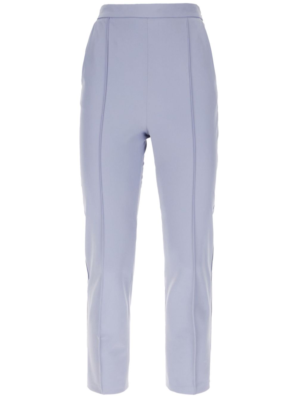 seam-detail trousers