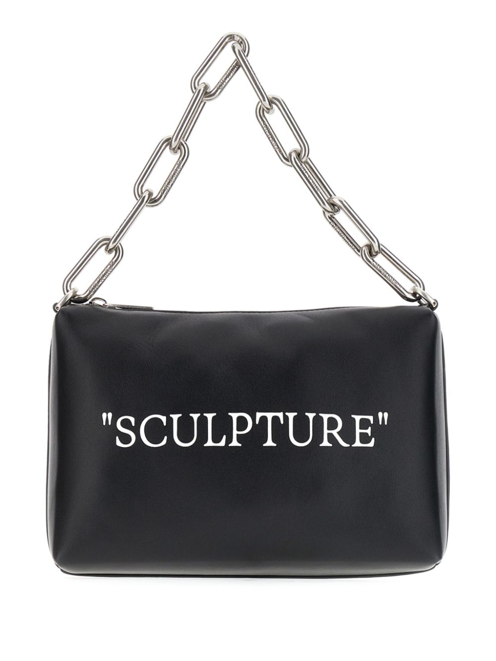 Off-White logo-print leather tote bag Women