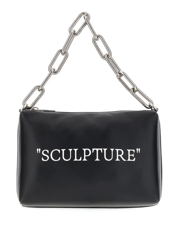 Off-White レザー トートバッグ | ブラック | FARFETCH JP