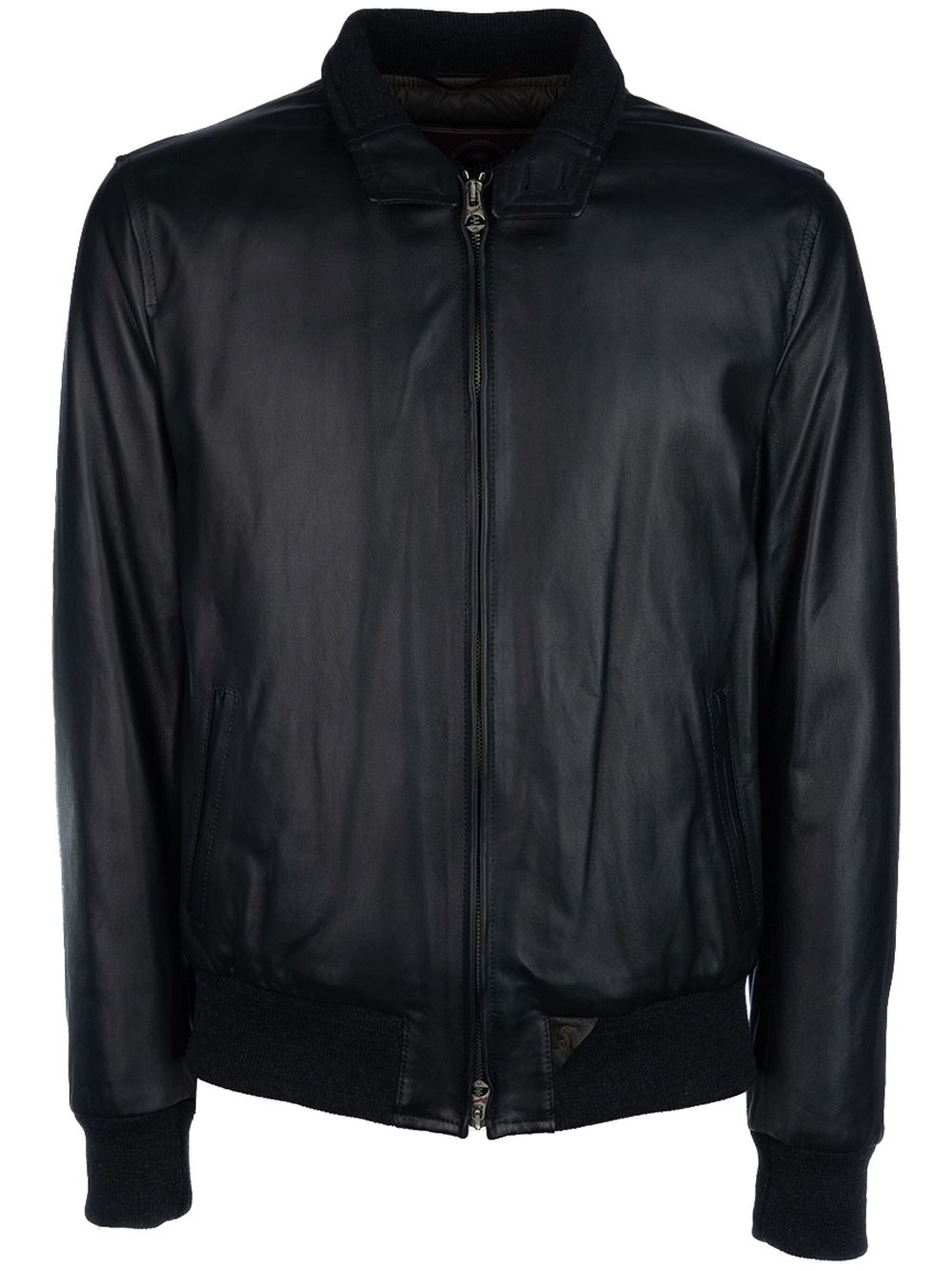 Stewart leather jacket - Black