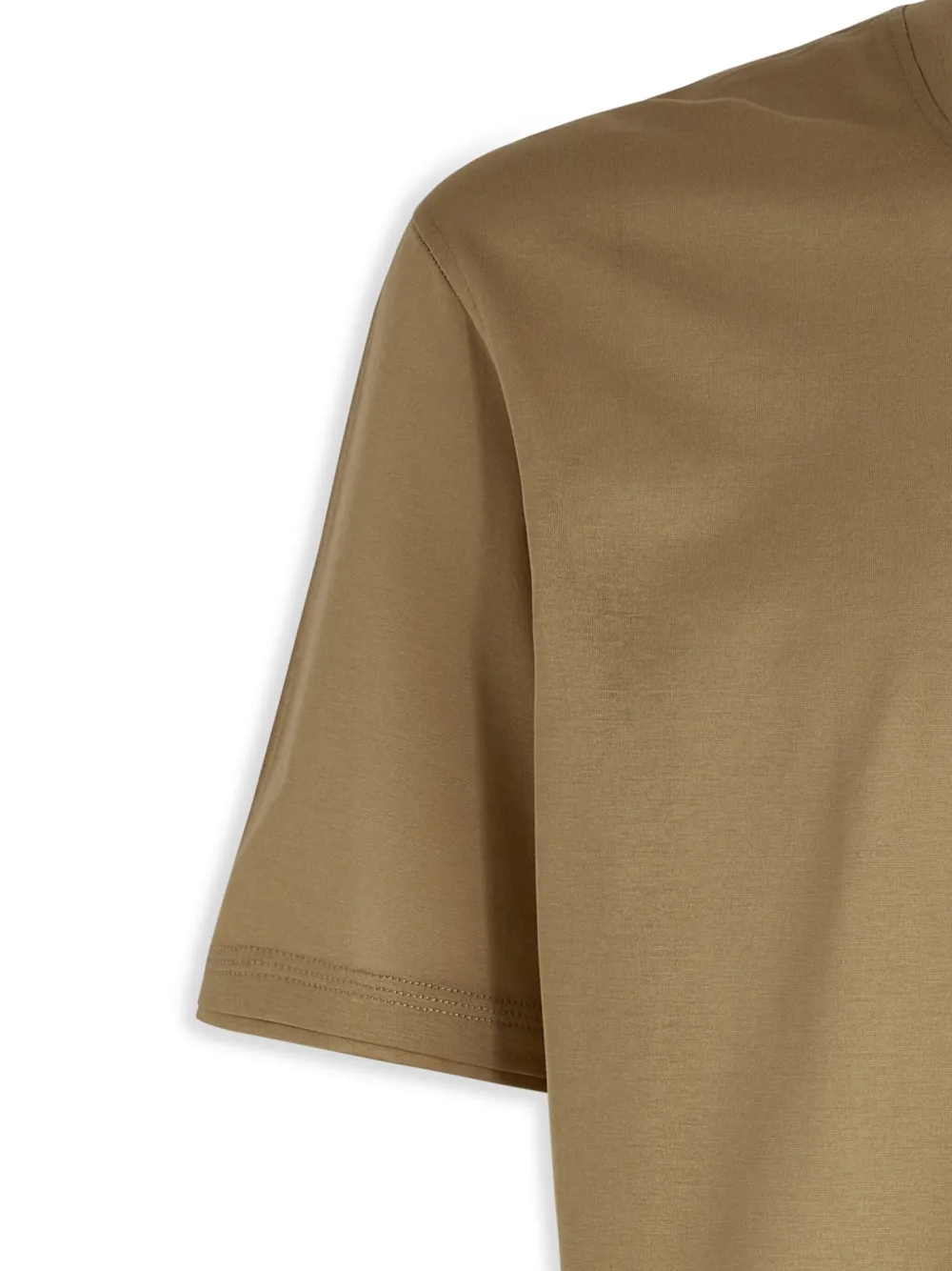 Paolo Pecora Katoenen T-shirt Bruin