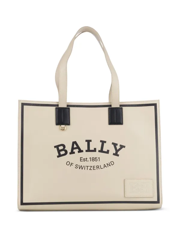トートバッグ Bally Structured Bag With Prominent Logo Bally Structured Bag With Prominent Logo Tote Bag | THE LIST