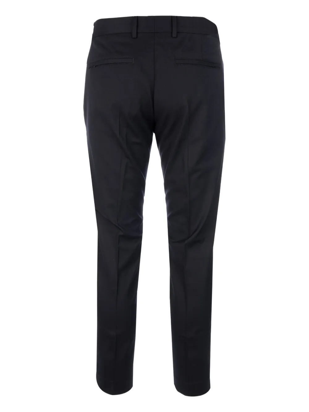 PT Torino Broek met platte voorkant Zwart