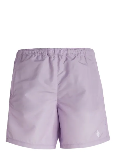 Marcelo Burlon County of Milan logo-embroidered swim shorts 