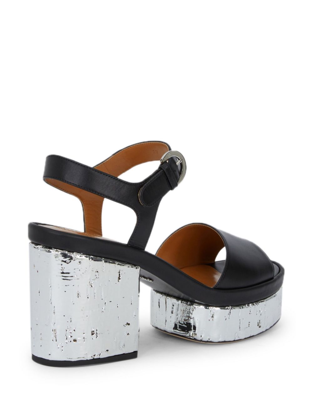 Chloé 100mm Odina sandalen met plateauzool Zwart