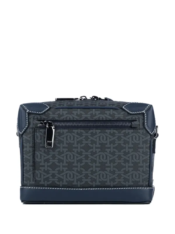 BALLY レザーショルダーバッグ Bally レザーショルダーバッグ | ブルー | FARFETCH JP