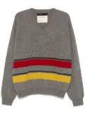 Frenckenberger striped sweater - Grey