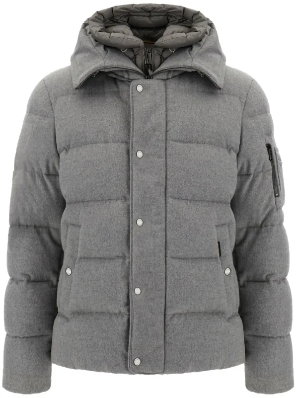 Moorer Jesse Down Jacket Grey FARFETCH HK