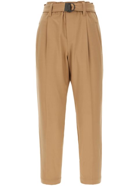 Brunello Cucinelli pleat-detailing tailored trousers Women