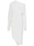 P.A.R.O.S.H. asymmetric midi dress - White