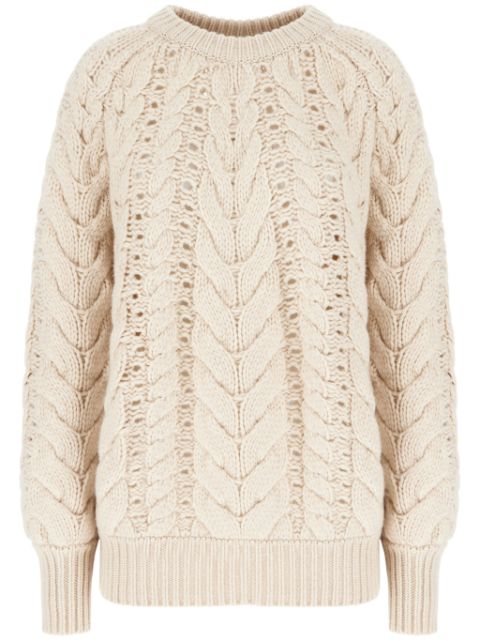 Brunello Cucinelli cashmere-silk chunky-knit jumper Women