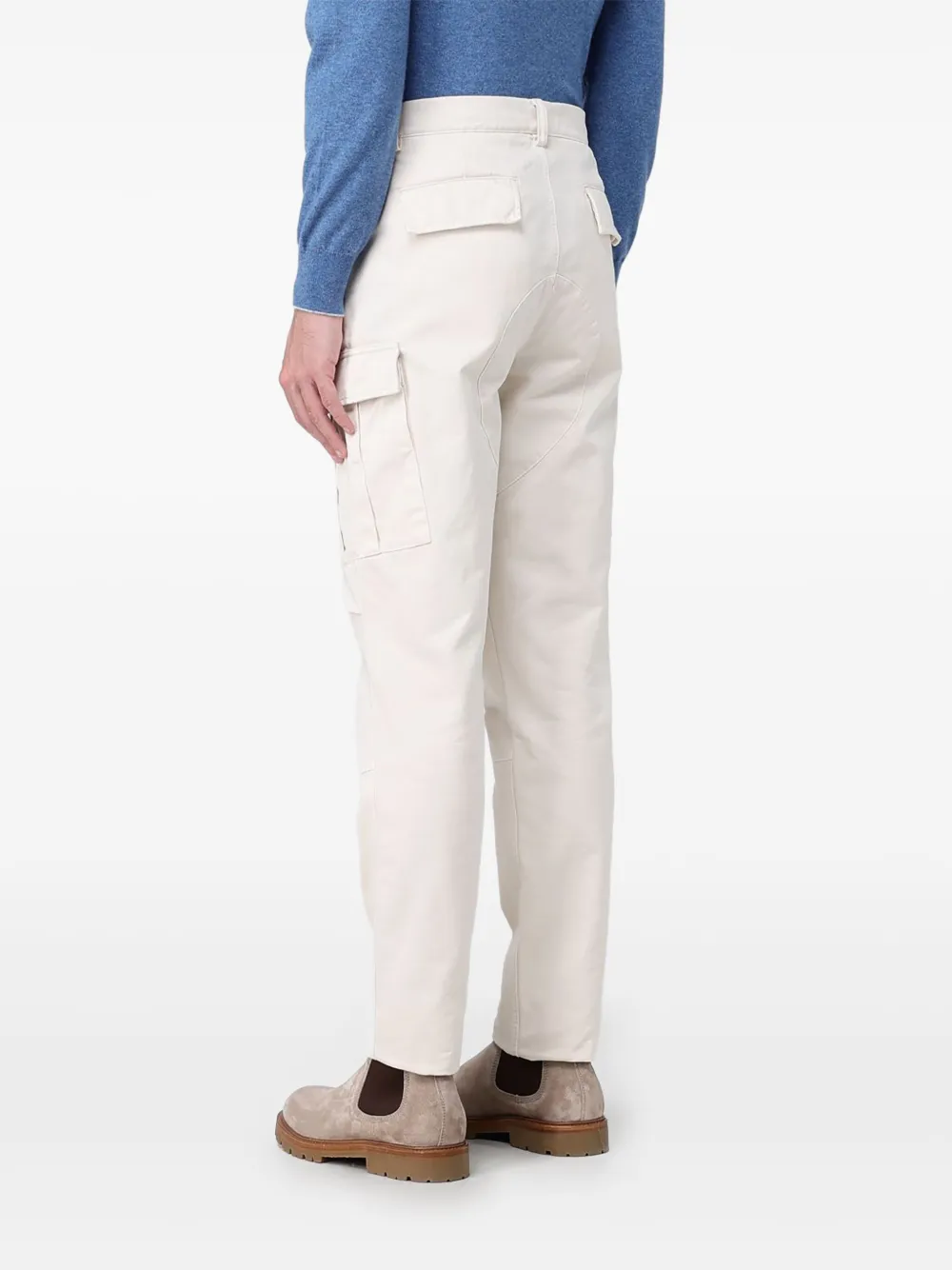 Brunello Cucinelli Katoenen broek Wit