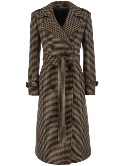 Tagliatore check-pattern coat Women