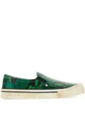 Bally printed slip-on sneakers - Green