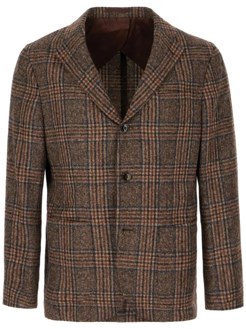 Barba blazer a cuadros