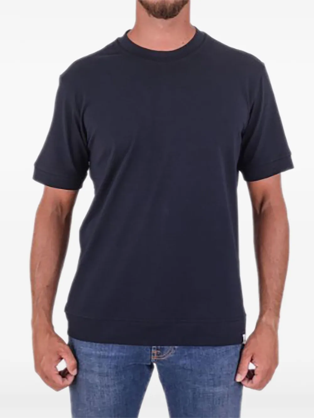 Paolo Pecora playera con cuello redondo | azul | Image 1