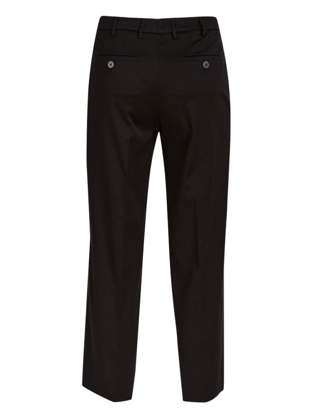 PT Torino pressed-crease tapered trousers - Zwart