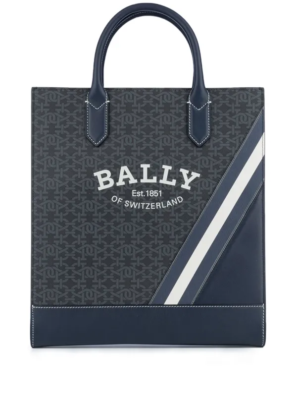 Bally ロゴ トートバッグ | ブルー | FARFETCH JP