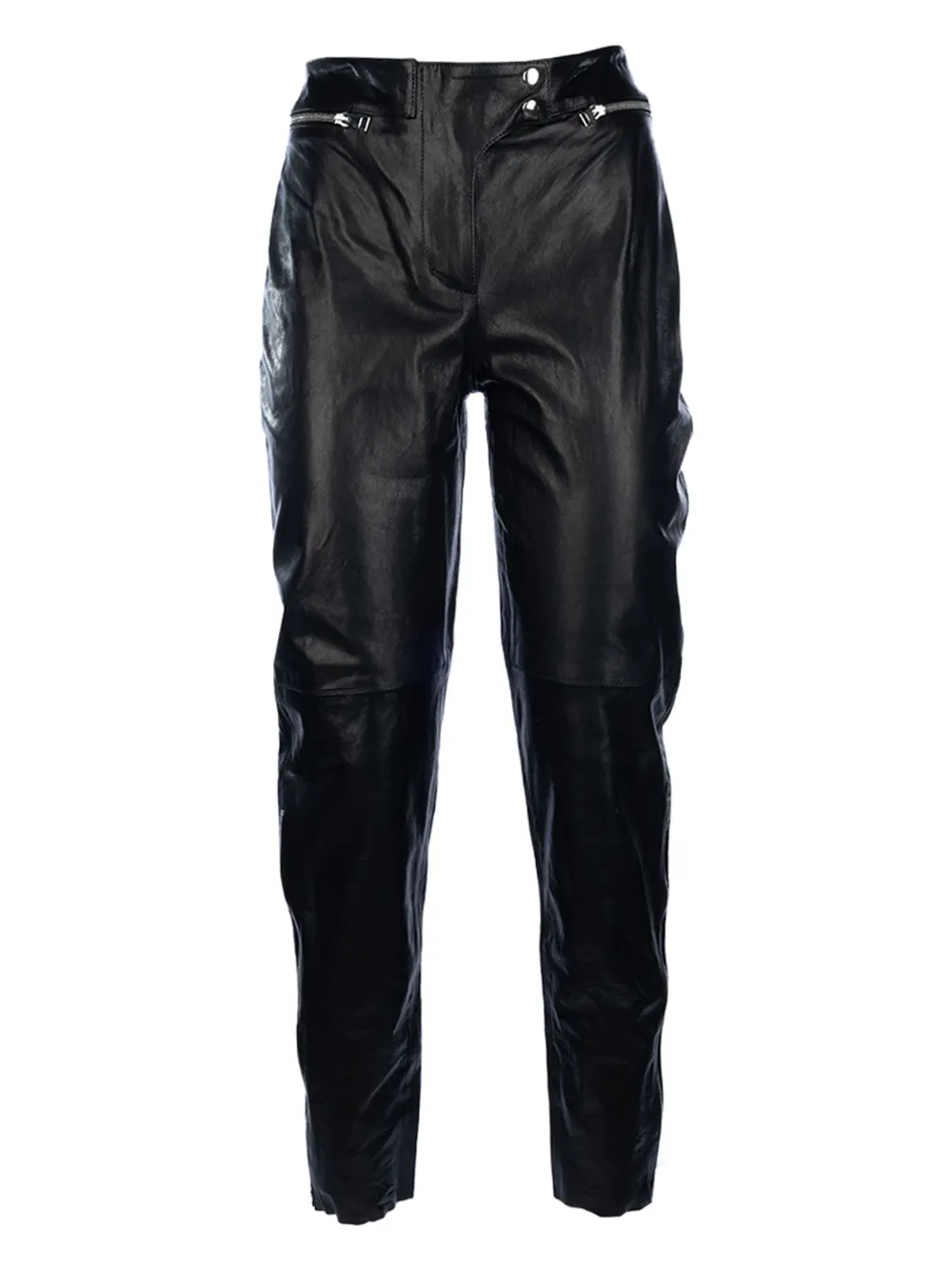 Numerootto zip-detail trousers | Black | Image 1