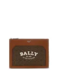 Bally logo-print clutch - Brown