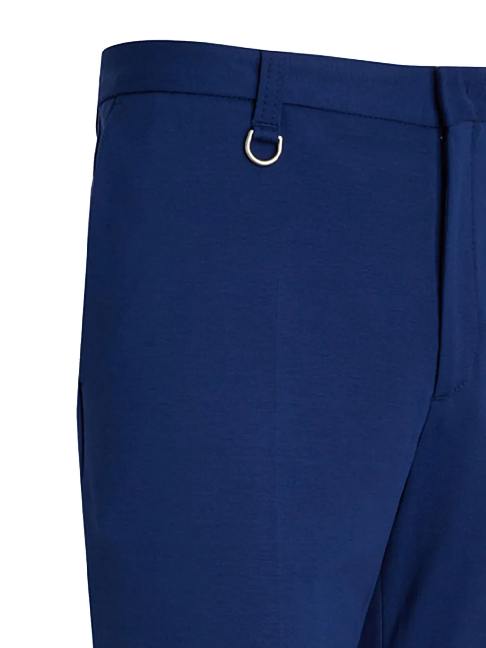 Shop Paolo Pecora Tapered Trousers In Blue