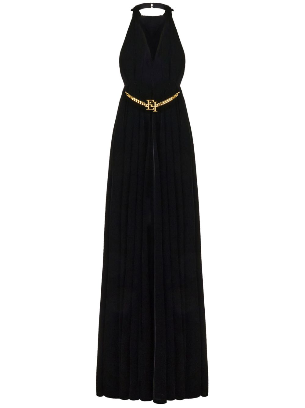 halterneck maxi dress