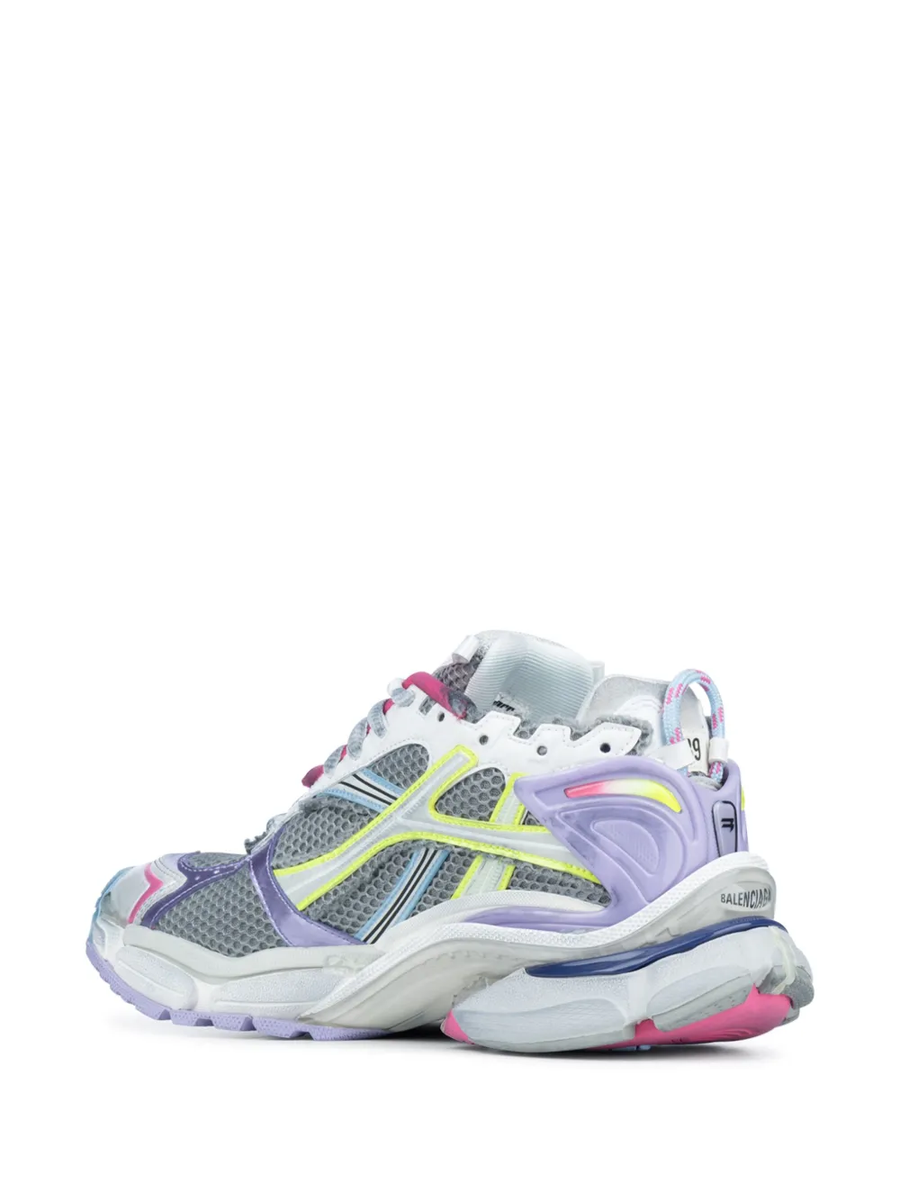 Shop Balenciaga Runner Sneakers In Grey