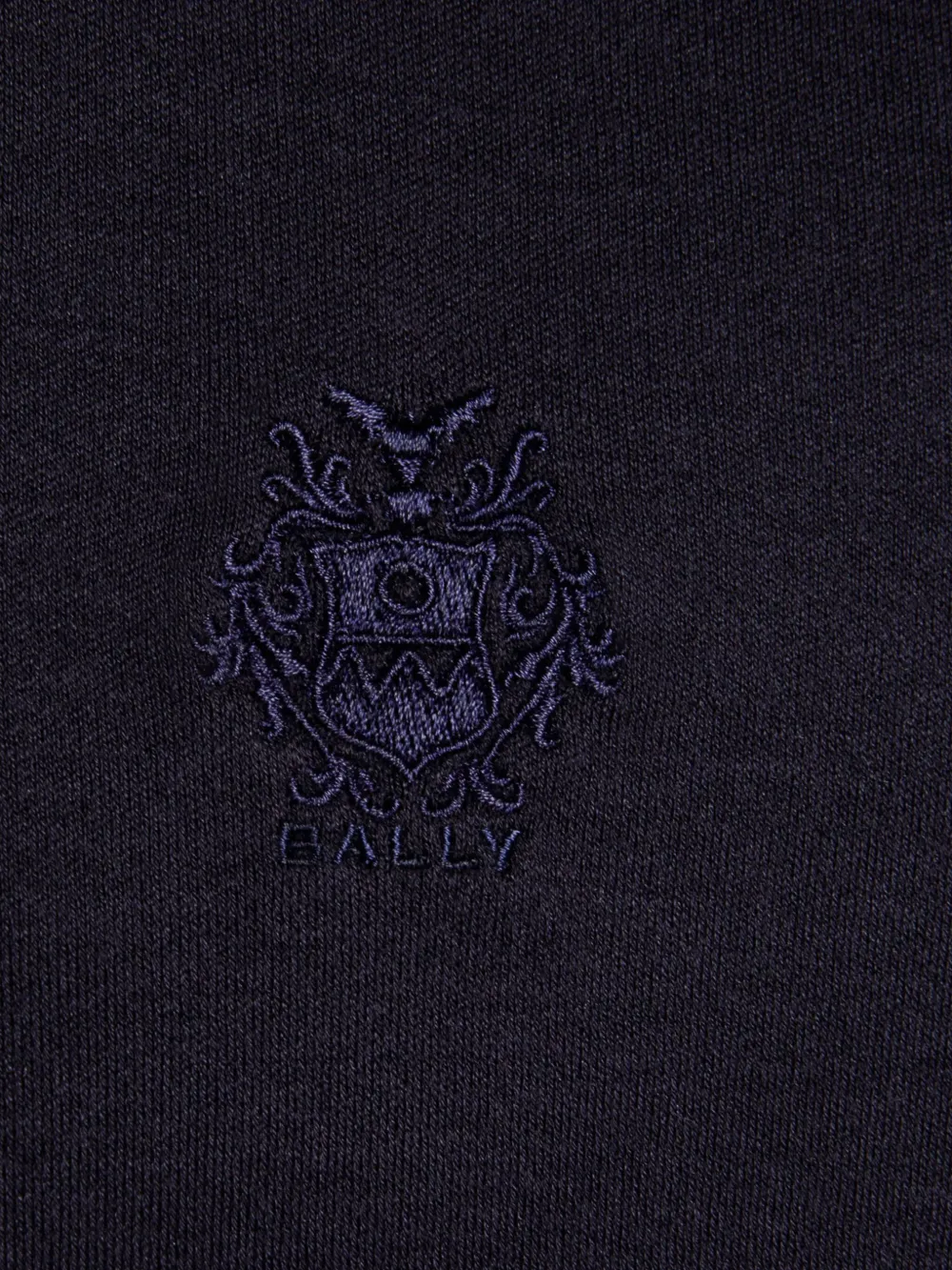 Bally Poloshirt met geborduurd logo Blauw