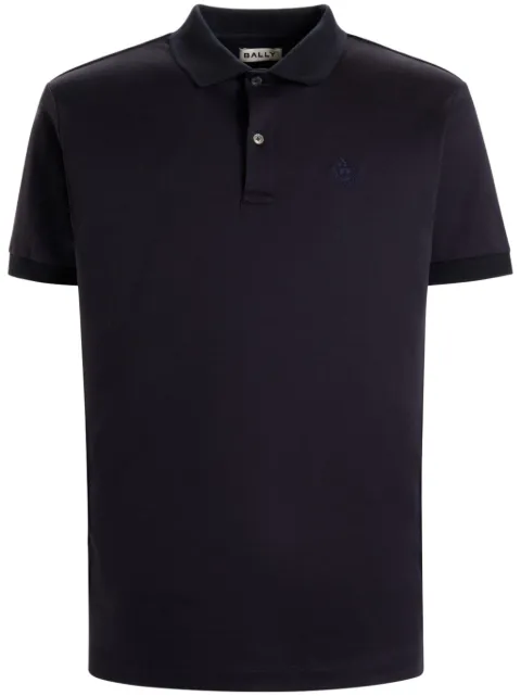 Bally playera tipo polo con logo bordado