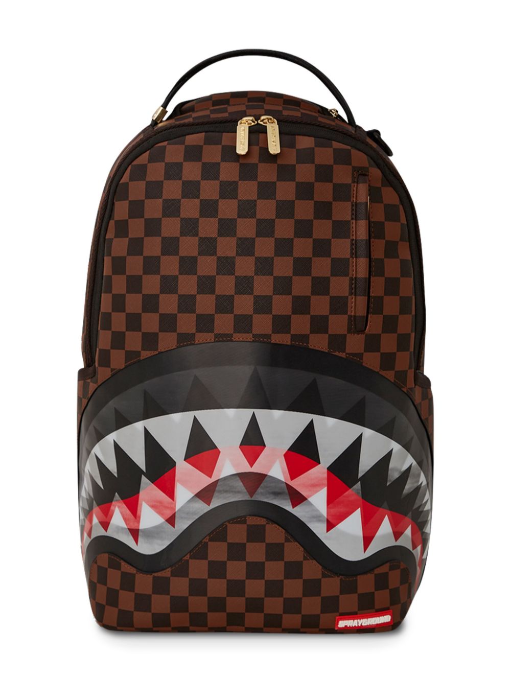 Sprayground Kid holographic effect Backpack Brown